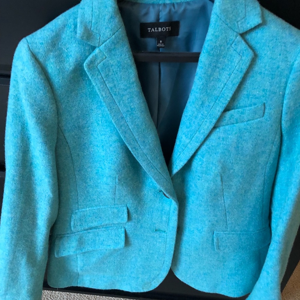 Talbots Turquoise Blazer